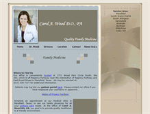 Tablet Screenshot of drcarolwood.com
